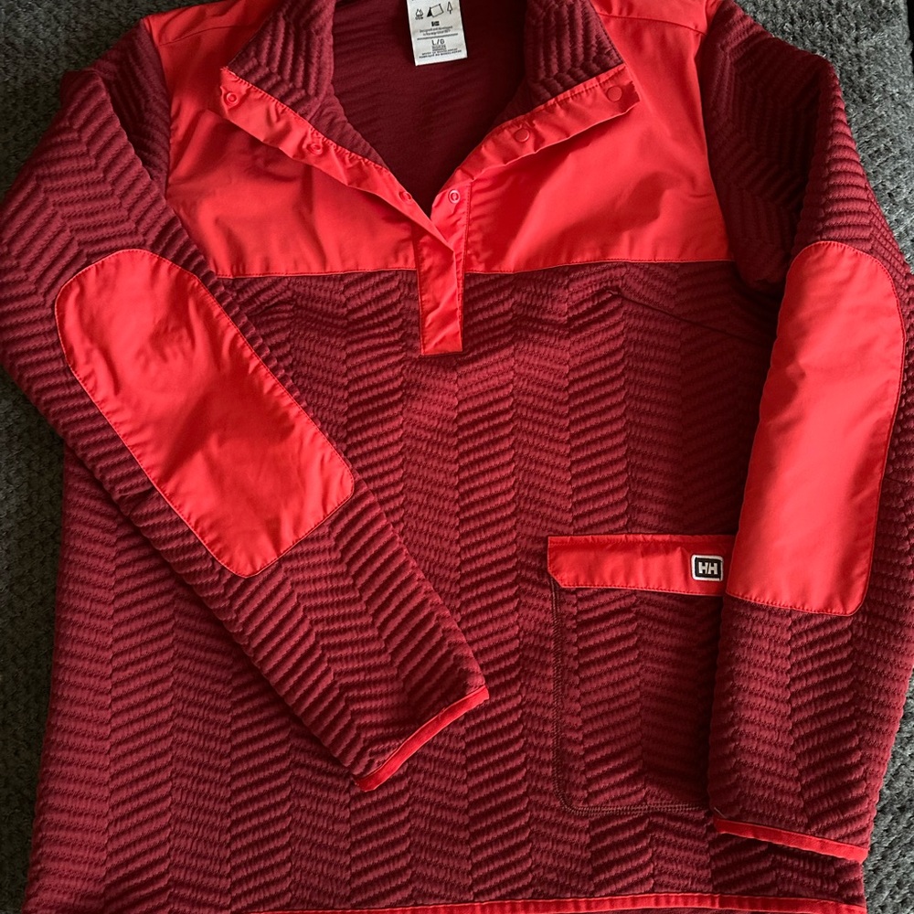 Helly Hansen Burgundy and Red Puffer Jacket